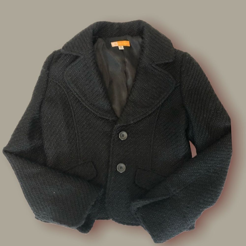 Anthropologie Tulle wool coat 